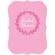 Pink Bridal Shower Wreath Invitations Image 2 of 6
